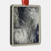 Tropische cycloonen Eric en Fanele Metalen Ornament (Rechts)