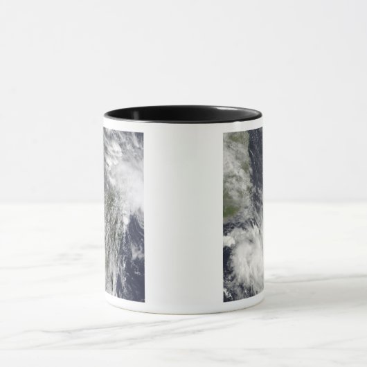 Tropische cycloonen Eric en Fanele Mok (Midden)