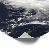 Tropische cycloonen Eric en Fanele Poster (Hoek)