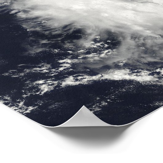 Tropische cycloonen Eric en Fanele Poster (Hoek)