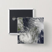 Tropische cycloonen Eric en Fanele Vierkante Button 5,1 Cm (Voorkant /achterkant)