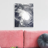 Tropische cyklone Gael nadert Madagaskar Canvas Afdruk (Insitu (Woonkamer))
