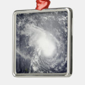 Tropische cyklone Gael nadert Madagaskar Metalen Ornament (Links)
