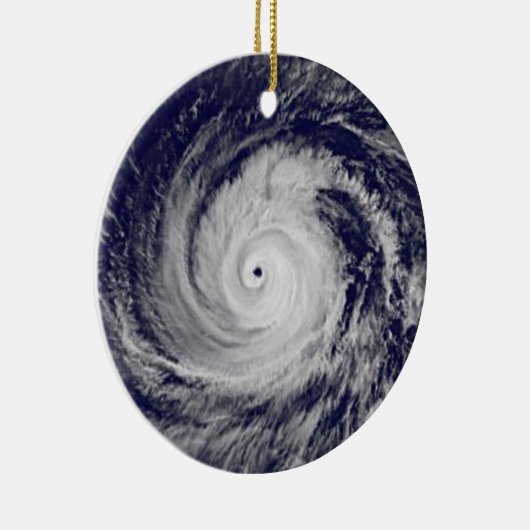 Tropische cyklonen keramisch ornament (Rechts)