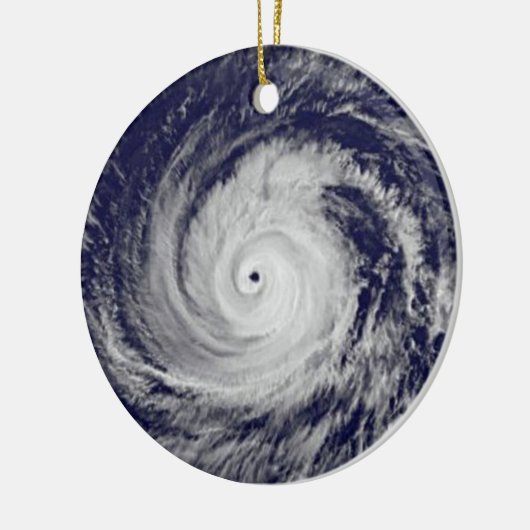 Tropische cyklonen keramisch ornament (Links)