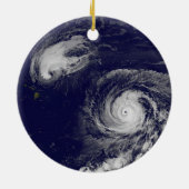 Tropische cyklonen keramisch ornament (Achterkant)