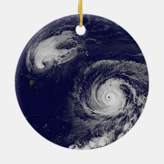 Tropische cyklonen keramisch ornament (Achterkant)