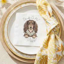 Tropische Dachshund Huwelijksdrankjes Op Mij