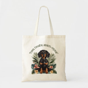 Tropische Dachshund Zen Tote Bag