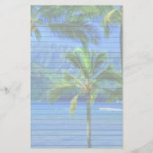 Tropische dag in het strand briefpapier (Voorkant)