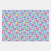 Tropische dampingpapierset van 3 inpakpapier vel (Voorkant 2)