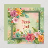 Tropische dank u korting Kaart (Voorkant / Achterkant)