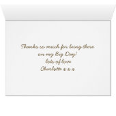 tropische dank voor mijn bruidskaart (Binenzijde Horizontaal (Onderkant))