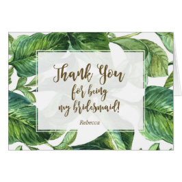 tropische dank voor mijn bruidskaart