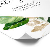 Tropische date night ideeën. Date jar bruidsfeest Poster (Hoek)