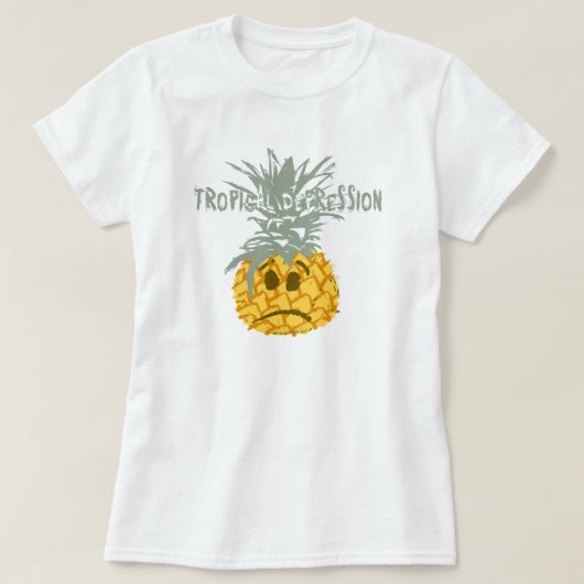 Tropische depressie t-shirt (Design voorkant)