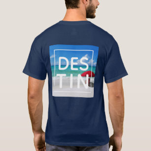 Tropische destin Beach Florida Modern Typografie T-shirt