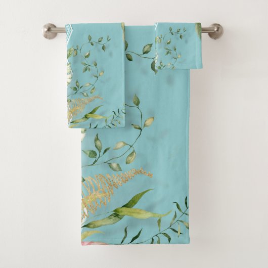 Tropische diamanten bad handdoek (Insitu)