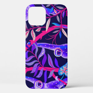 Tropische dieren: blauwe apen patroon. Case-Mate iPhone case