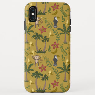 Tropische dieren naadloze patroonaap, ara Case-Mate iPhone case
