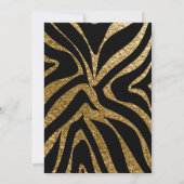 Tropische Dierenhuid Baubles 21e Verjaardagsfeest Kaart (Achterkant)