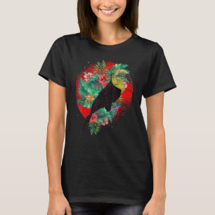 Tropische Dierlijke Bloemen Regenwoud Vogel Bloem  T-shirt