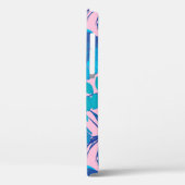 Tropische digitale papierstrepen sterren Case-Mate iPhone case (Achterkant / Links)