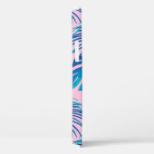Tropische digitale papierstrepen sterren Case-Mate iPhone case (Achterkant / Rechts)