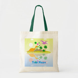 Tropische dinosauriërs, naam van het eiland Bag/T Tote Bag