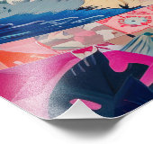 tropische dip foto afdruk (Hoek)