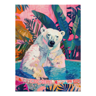 tropische dip foto afdruk