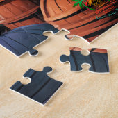 🌅Tropische Dock Ontsnapping Legpuzzel (Zijkant)