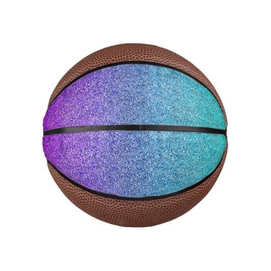 Tropische Dok Glitter Gradiënt afslaan Basketbal (Voorkant)