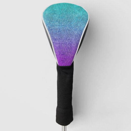 Tropische Dok Glitter Gradiënt afslaan Golfheadcover (Voorkant)