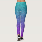 Tropische Dok Glitter Gradiënt afslaan Leggings (Achterkant)