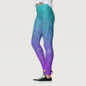 Tropische Dok Glitter Gradiënt afslaan Leggings (Links)