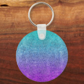 Tropische Dok Glitter Gradiënt afslaan Sleutelhanger (Voorkant)