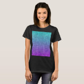 Tropische Dok Glitter Gradiënt afslaan T-shirt (Voorkant volledig)