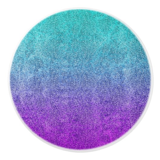 Tropische Dok Glitter Gradiënt Keramische Knop (Voorkant)