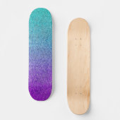 Tropische Dok Glitter Gradiënt Skateboard (Voorkant)