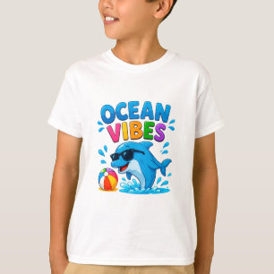 🐬 Tropische Dolfijn Zomer Grafisch Voor Kinderen T-shirt