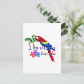 Tropische Dominicaanse Republiek Briefkaart (Staand voorkant)