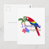 Tropische Dominicaanse Republiek Briefkaart (Voorkant / Achterkant)