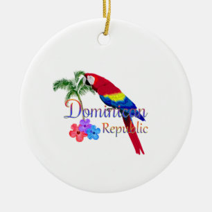 Tropische Dominicaanse Republiek Keramisch Ornament