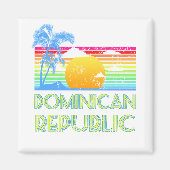  tropische Dominicaanse Republiek Magneet (Voorkant)