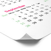 Tropische Donald Trump Felon 2025 Kalender Poster (Hoek)