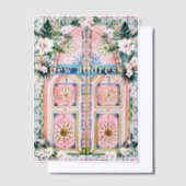 tropische doorgang | Nieuw adres Vellum Uitnodigingen (Offset)