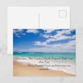 Tropische doorsnede Sjabloon voor uw eigen tekst (Voorkant / Achterkant)