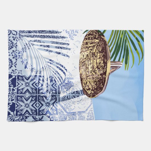 Tropische douche theedoek (Horizontaal)