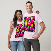 Tropische Dragon Fruit Fiesta T-shirt (Unisex)